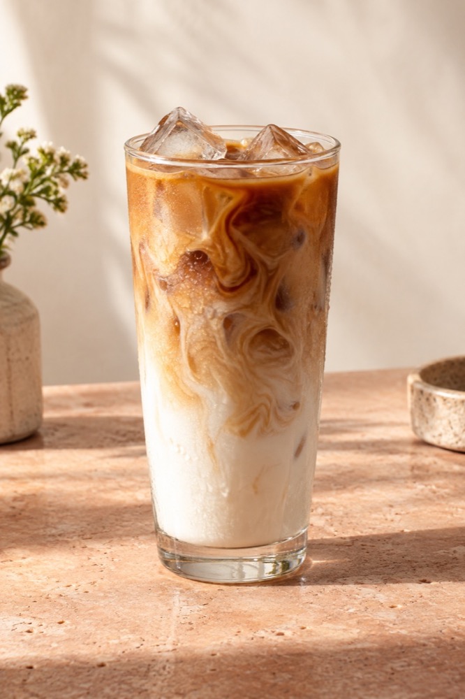 Latte auf Eis