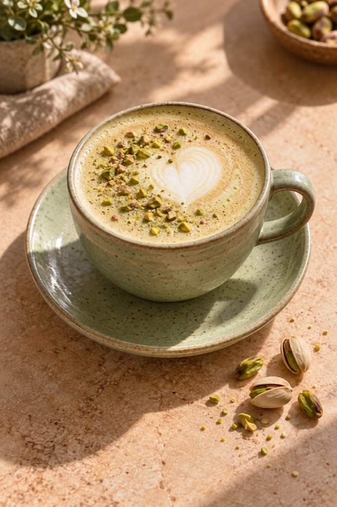 Pistacjowe latte
